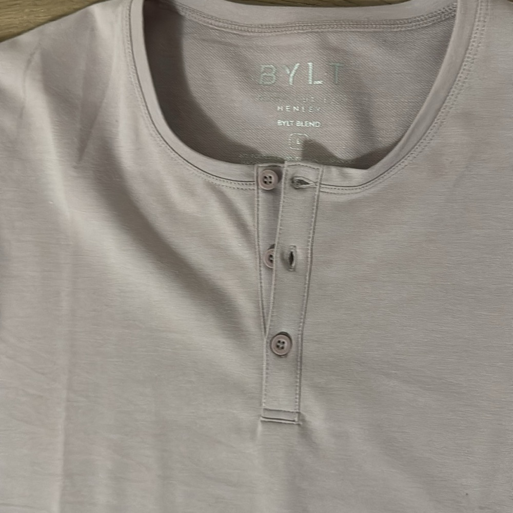 BYLT men’s henley - Picture 2 of 3